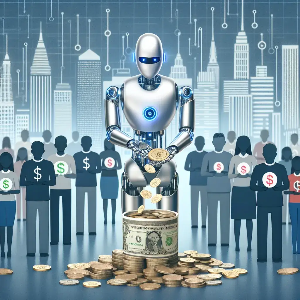 "Image illustrating Salesforce's new AI features designed to enhance nonprofit fundraising strategies in U.S. markets, showcasing a diverse team collaborating around a digital interface."